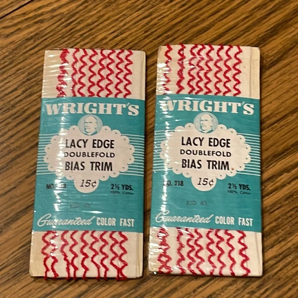 Lacey Edge Bias Trim & Metallic Thread/Cord/Elastic